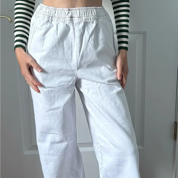 We Wore What Jeans — White Denim Pull On - Picture 1 of 4